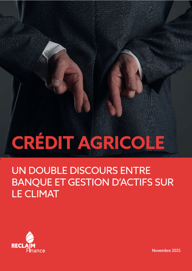 Couverture crédit agricole double discours